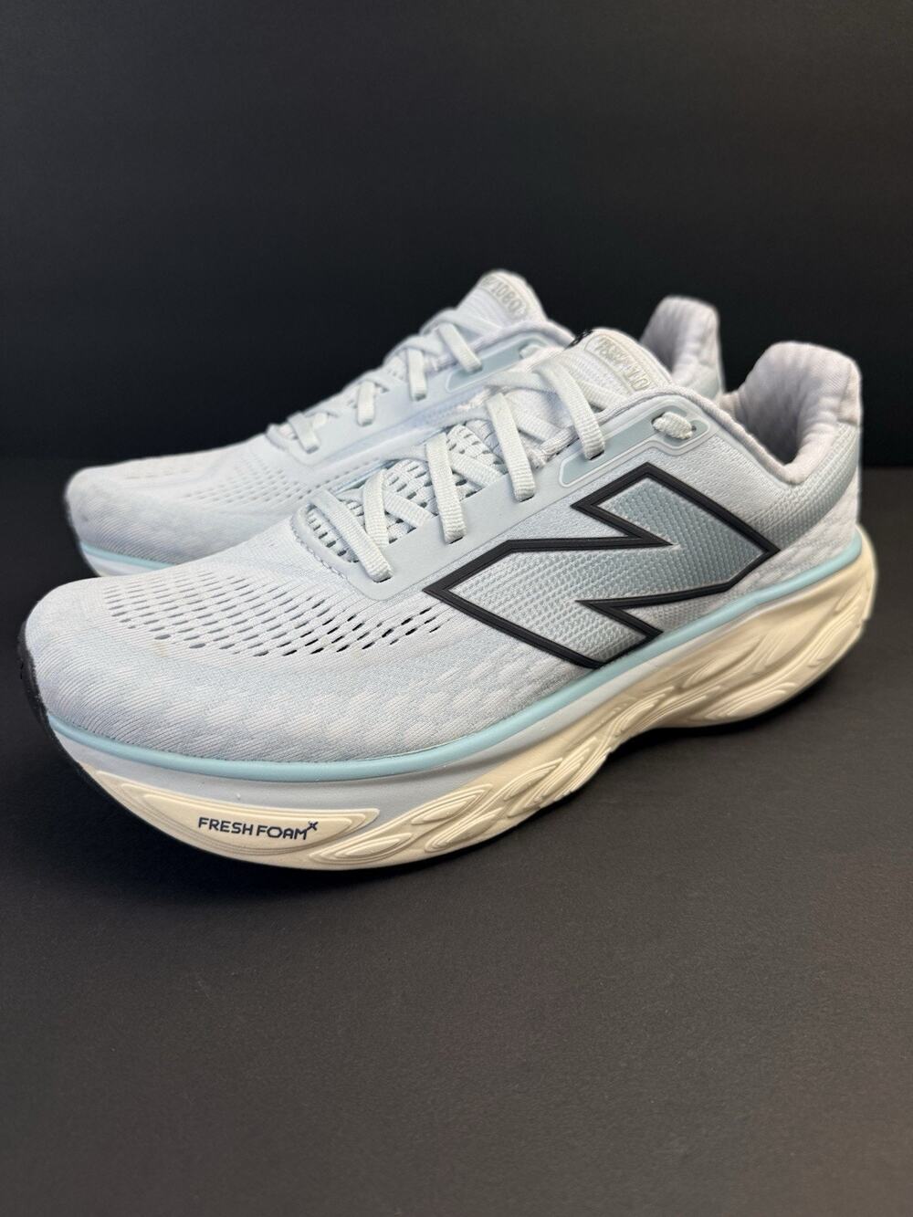 New Balance 1080v14 Women’s 11 Light Blue Running Shoes W108014D Pre-owned Good